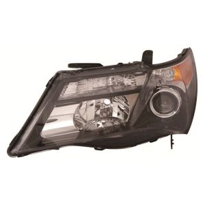 2010-2013 ACURA Headlamp lens/housing Left Driver Side CAPA  OEM# 33151STXA31 PL# AC2518117C