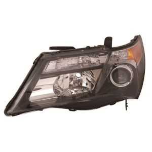 2010-2013 ACURA Headlamp lens/housing Left Driver Side CAPA  OEM# 33151STXA21 PL# AC2518120C