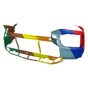 2020-2024 AUDI Q7 Front bumper CAPA OEM# 4M0807065QGRU PL# AU1000300C