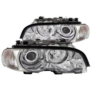 2000-2001 BMW Headlamp assy composite Left Driver Side OEM# 63126904279 PL# BM2502112