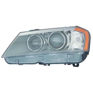 2011-2014 BMW X3 Headlamp assy composite Left Driver Side CAPA  OEM# 63117276995 PL# BM2502172C