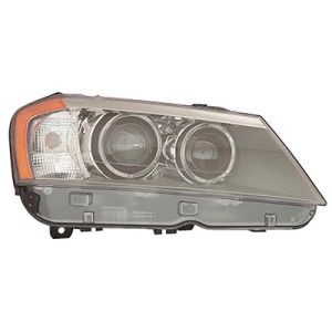 2011-2014 BMW Headlamp assy composite Right Passenger Side CAPA  OEM# 63117276996 PL# BM2503172C