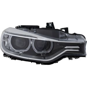 2012-2015 BMW Headlamp assy composite Right Passenger Side OEM# 63117338706 PL# BM2503181