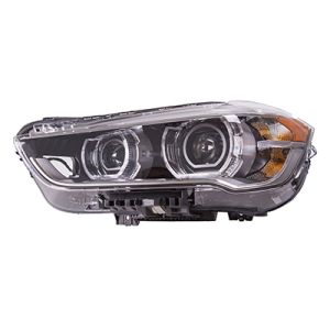2017-2018 BMW X1 Headlamp lens/housing Left Driver Side OEM# 63117436465 PL# BM2518174