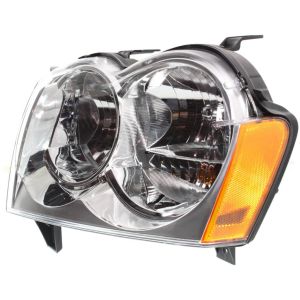 2005-2007 JEEP Headlamp assy composite Left Driver Side CAPA  OEM# 55156351AK PL# CH2502160C