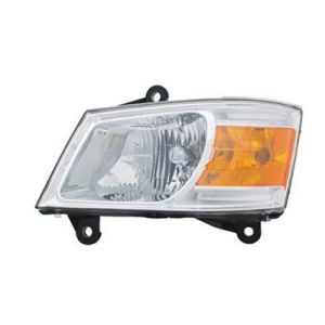 2008-2010 DODGE Headlamp assy composite Left Driver Side CAPA OEM# 5113333AD PL# CH2502191C