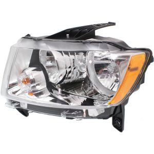 2011-2013 JEEP Headlamp assy composite Left Driver Side OEM# 55079379AG PL# CH2502224