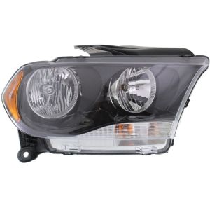 2011-2013 DODGE Headlamp assy composite Right Passenger Side CAPA  OEM# 68084076AC PL# CH2503229C