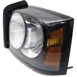 2006-2007 DODGE Headlamp lens/housing Left Driver Side CAPA  OEM# 55078107AB PL# CH2518116C