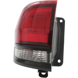 JEEP GRAND CHEROKEE TAIL LAMP ASSEMBLY LEFT (Driver Side) BLACK INSERT (SRT/TRACKHAWH) OEM#68142942AH 2014-2019 PL#CH2804108
