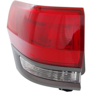 JEEP GRAND CHEROKEE TAIL LAMP ASSEMBLY LEFT (Driver Side) GRAY INSERT **CAPA** OEM#68236105AC 2014-2019 PL#CH2804110C
