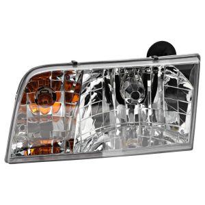 1998-2011 FORD Headlamp assy composite Left Driver Side OEM# 4W7Z13008A PL# FO2502200