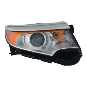 2011-2014 FORD Headlamp assy composite Right Passenger Side CAPA OEM# BT4Z13008A PL# FO2503291C