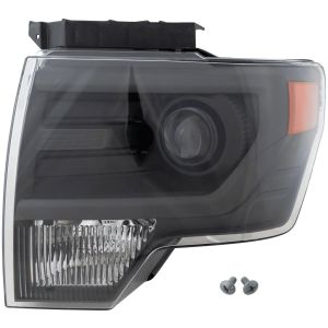 2013-2014 FORD F-150 Headlamp lens/housing Left Driver Side OEM# DL3Z13008CB PL# FO2518122