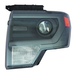 2013-2014 FORD Headlamp lens/housing Left Driver Side CAPA  OEM# DL3Z13008CB PL# FO2518122C