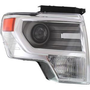 2013-2014 FORD F-150 Headlamp lens/housing Right Passenger Side OEM# DL3Z13008AB PL# FO2519120