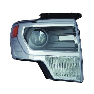 2013-2014 FORD Headlamp lens/housing Right Passenger Side CAPA OEM# DL3Z13008AB PL# FO2519120C