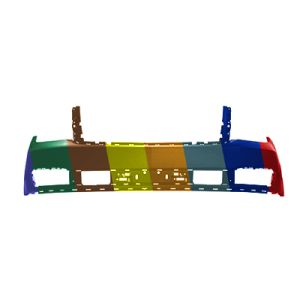 2015-2020 CHEVROLET SUBURBAN Front bumper CAPA OEM# 84408068 PL# GM1000973C