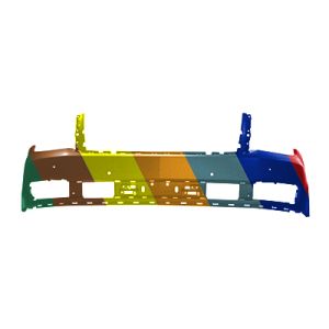 2015-2020 CHEVROLET SUBURBAN Front bumper CAPA OEM# 84408066 PL# GM1000974C