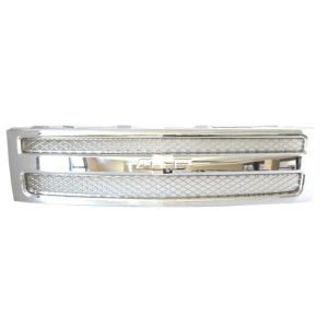 2007-2011 GM TRUCKS & VANS SILVERADO/PU 1500 GRILLE ALL CHROME (OE DESIGN) OEM#19303978-PFM 2007-2011 PL# GM1200572-PFM