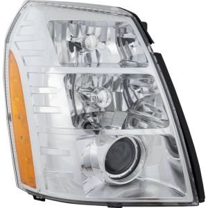 CADILLAC ESCALADE EXT (PICKUP) HEAD LAMP ASSEMBLY RIGHT (Passenger Side) (HID)(1ST DESIGN) OEM#25897649 2007-2009 PL#GM2503291