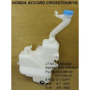 2010-2015 HONDA Windshield washer tank assy OEM# 76841TP6A01-PFM PL# HO1288130