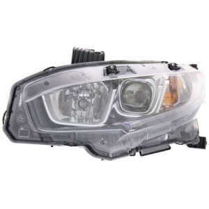 2017-2018 HONDA CIVIC Headlamp assy composite Left Driver Side OEM# 33150TBAA01 PL# HO2502173