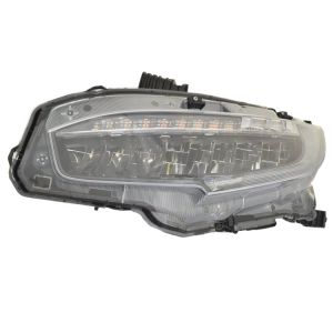 2020-2021 HONDA Headlamp assy composite Left Driver Side CAPA  OEM# 33150TBAA23 PL# HO2502199C