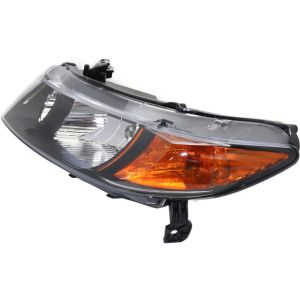 HONDA CIVIC COUPE HEAD LAMP LEFT (Driver Side) (Exc Si)(AMBER SIGN LENS) OEM#33151SVAA01 2006-2008 PL#HO2518111