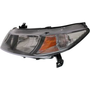 HONDA CIVIC COUPE HEAD LAMP UNIT LEFT (Driver Side) (CLEAR SIGN LENS) OEM#33151SVAA51 2009-2011 PL#HO2518126