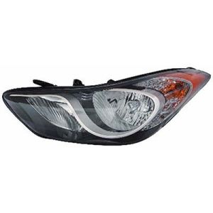 2011-2013 HYUNDAI Headlamp assy composite Left Driver Side CAPA  OEM# 921013X050 PL# HY2502164C
