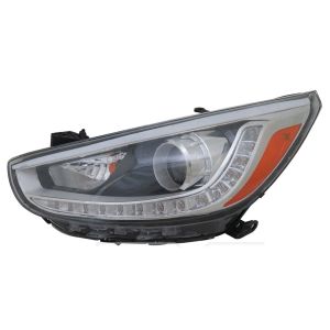 2012-2017 HYUNDAI Headlamp assy composite Left Driver Side OEM# 921011R610 PL# HY2502191
