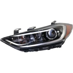 2017-2018 HYUNDAI Headlamp assy composite Left Driver Side OEM# 92101F3010 PL# HY2502210