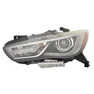 INFINITI QX60 HEAD LAMP ASSY LEFT (Driver Side) (FROM 7-16) **CAPA** OEM#260609NF2B 2016 PL#IN2502173C