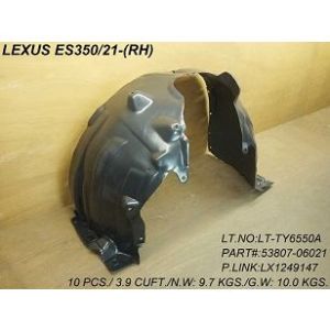 LEXUS ES 250/350  FRONT FENDER LINER RIGHT (Passenger Side) OEM#5380706021-PFM 2021-2022 PL#LX1249147