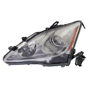 2009-2010 LEXUS Headlamp lens/housing Left Driver Side CAPA  OEM# 8107053390 PL# LX2518124C