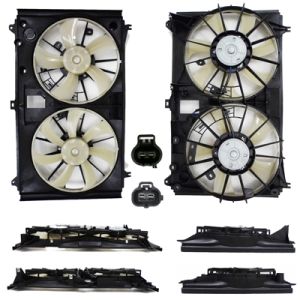2008-2017 LEXUS LS460 / LS600h Radiator cooling fan assy OEM# 1671138100-PFM PL# LX3115124