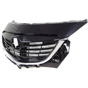 MAZDA CX-9 GRILLE ASSEMBLY CHR/BLK W/UPPER PTD MOLDING **CAPA** OEM#TK2150710DPZ 2013-2015 PL#MA1200191C