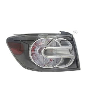 2007-2009 MAZDA CX-7 Taillamp assy Left Driver Side CAPA  OEM# EG2151160H PL# MA2800138C