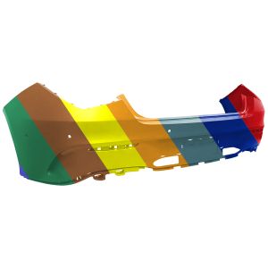 2020-2023 MERCEDES-BENZ CLA35 AMG Rear bumper CAPA OEM# 1188853403650000 PL# MB1100453C