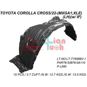 2022-2024 TOYOTA Fender inner panel Left Driver Side OEM# 538760A110 PL# TO1248252