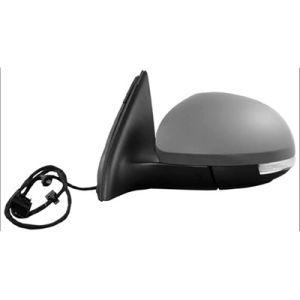 2009-2018 VOLKSWAGEN Mirror outside rear view Left Driver Side OEM# 5N1857507R9B9-PFM PL# VW1320140