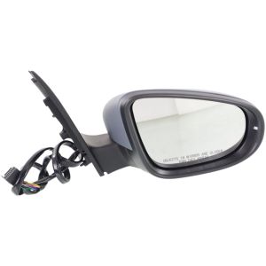 2010-2014 VOLKSWAGEN Mirror outside rear view Right Passenger Side OEM# 5K0857508AD9B9-PFM PL# VW1321134