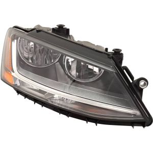2017-2018 VOLKSWAGEN Headlamp assy composite Right Passenger Side CAPA OEM# 5C7941006J PL# VW2503168C