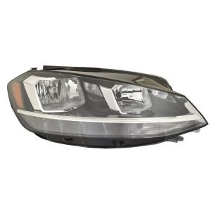 2018-2021 VOLKSWAGEN Headlamp assy composite Right Passenger Side CAPA OEM# 5GM941006E PL# VW2503176C