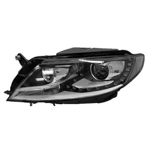 2013-2017 VOLKSWAGEN Headlamp lens/housing Left Driver Side CAPA OEM# 3C8941753S PL# VW2518115C